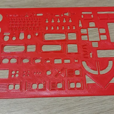 Bộ khuôn vẽ kỹ thuật (Stencils)