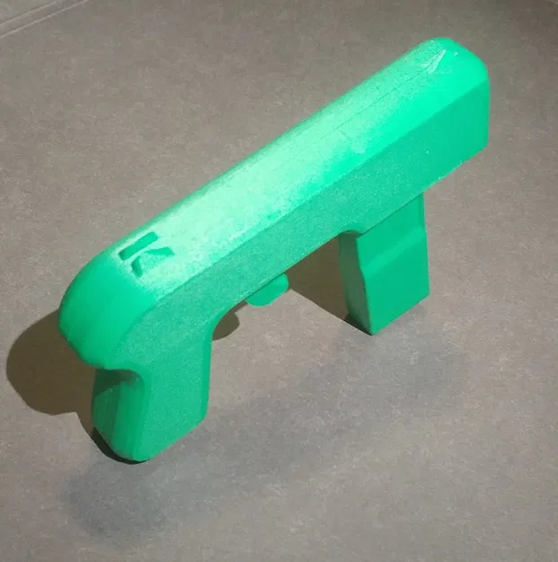 Tiny Toy Blaster V2 (Súng Đồ Chơi Airsoft 6mm) Không Keo, Không Ốc Vít: Chỉ Dây Thun và Bản In - Image 3