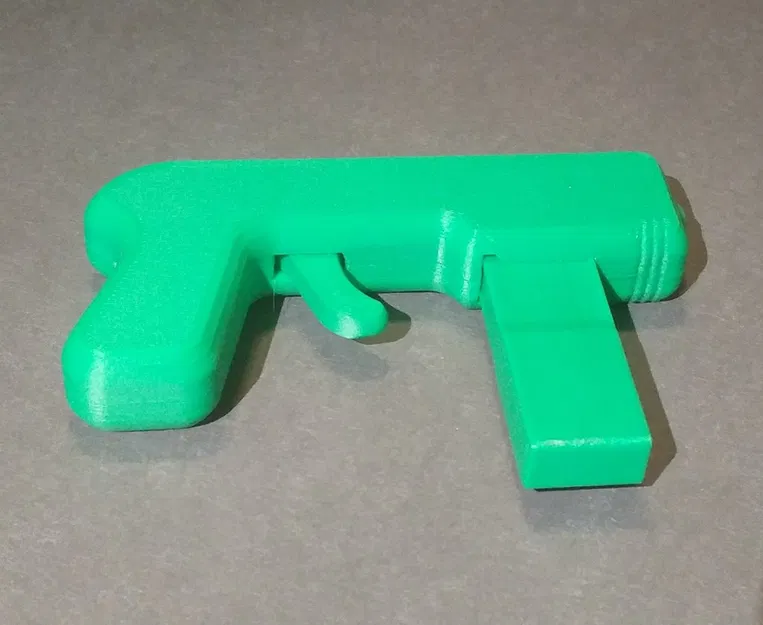 Tiny Toy Blaster V2 (Súng Đồ Chơi Airsoft 6mm) Không Keo, Không Ốc Vít: Chỉ Dây Thun và Bản In - Image 4