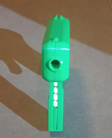 Tiny Toy Blaster V2 (Súng Đồ Chơi Airsoft 6mm) Không Keo, Không Ốc Vít: Chỉ Dây Thun và Bản In - Image 10