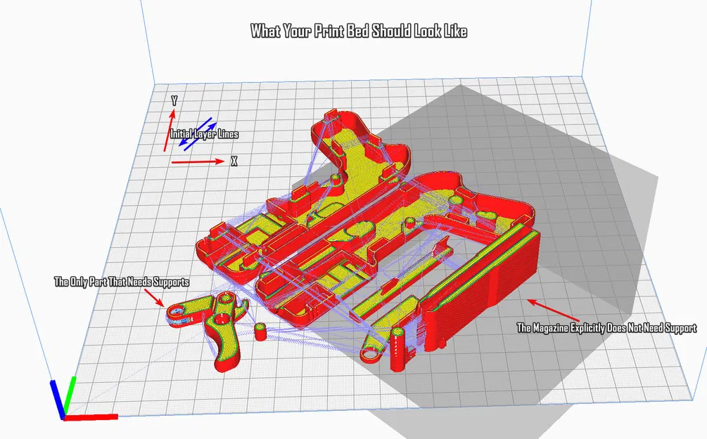Tiny Toy Blaster V2 (Súng Đồ Chơi Airsoft 6mm) Không Keo, Không Ốc Vít: Chỉ Dây Thun và Bản In - Image 34