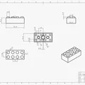 Mảnh ghép Lego 2X4 (3001) - Thumbnail 1