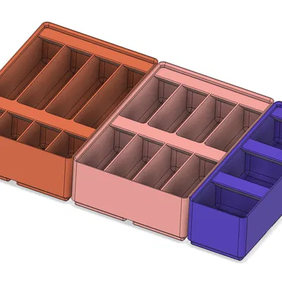 Hũ đựng cho Hệ thống Ngăn kéo Module Gridfinity