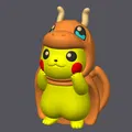 Heo Đất Pikachu / Dragonite Hóa Trang Không Cần Đế - Thumbnail 1