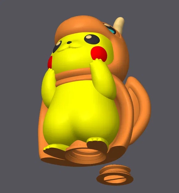 Heo Đất Pikachu / Dragonite Hóa Trang Không Cần Đế - Image 3