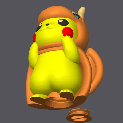 Heo Đất Pikachu / Dragonite Hóa Trang Không Cần Đế