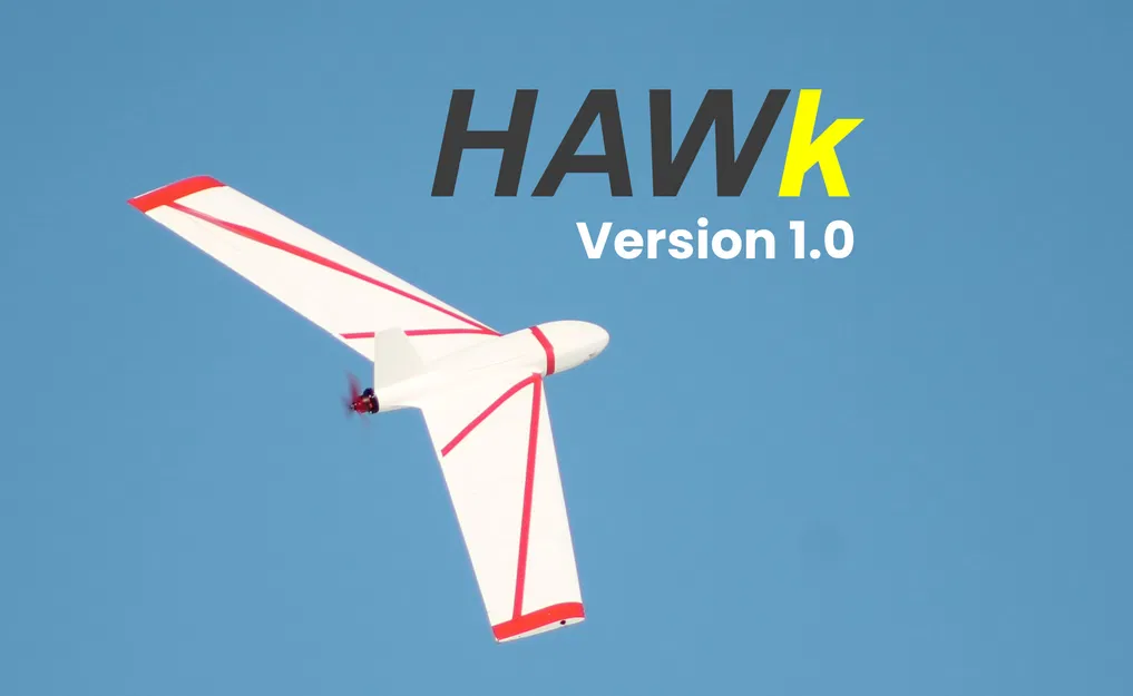 Máy bay cánh bay HAWk RC Module hóa - Image 1