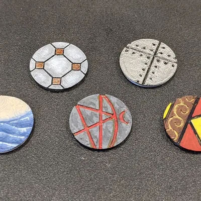 Đế Mô Hình RPG Nam Châm 25mm