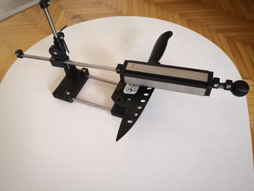 Bộ gá mài dao/kéo có đá xoay - Image 1