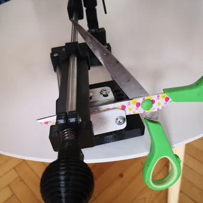 Bộ gá mài dao/kéo có đá xoay