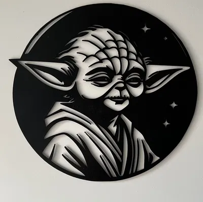 Tranh Tường Yoda #2