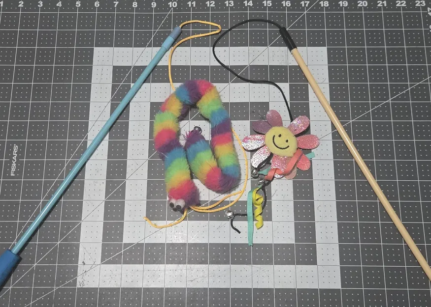 Phụ tùng sửa chữa và chuyển đổi đồ chơi cây roi cho mèo - Image 2