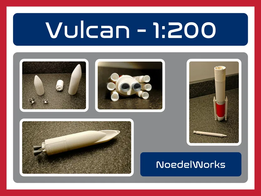 Mô hình Vulcan (tỷ lệ 1:200) của NoedelWorks - Image 1