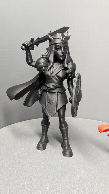 Nữ chiến binh Viking | Phiên bản Hoạt hình PrintU - Image 2