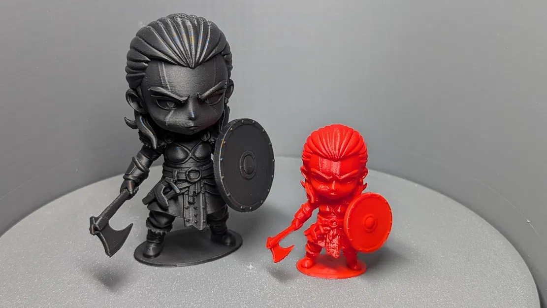 Nữ chiến binh Viking | Chibi PrintU - Image 1