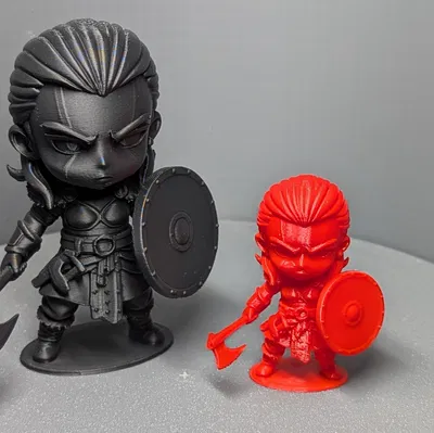 Nữ chiến binh Viking | Chibi PrintU