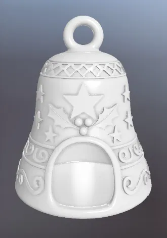 Phụ kiện Giáng Sinh Hình Chuông Có Khe Để Kẹo - Image 2