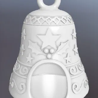 Phụ kiện Giáng Sinh Hình Chuông Có Khe Để Kẹo