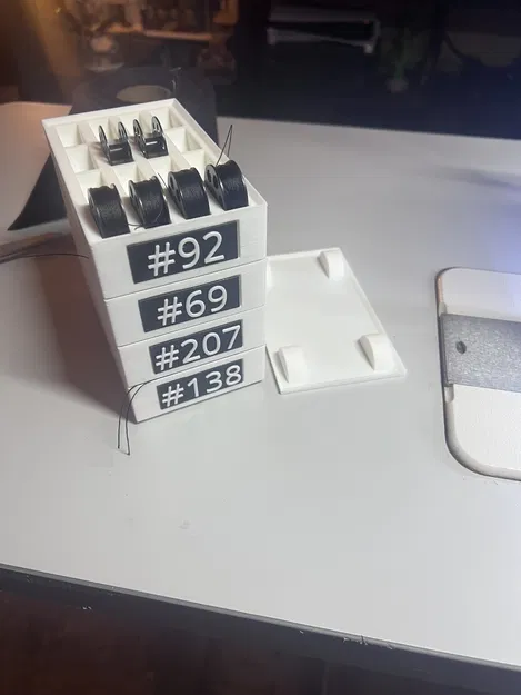 Khay Đựng Suốt Chỉ Kiểu U Xếp Chồng Juki 1508 Juki 563 - Image 4