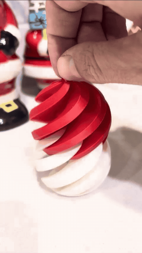 Móc Trang Trí Giáng Sinh Xoắn Ốc Khớp Vào - Không Cần Hỗ Trợ! - Thumbnail 3