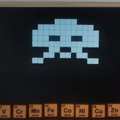Space Invaders – Nghệ Thuật Pixel Mô-đun