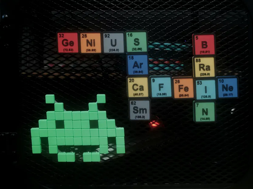 Space Invaders – Nghệ Thuật Pixel Mô-đun - Image 4