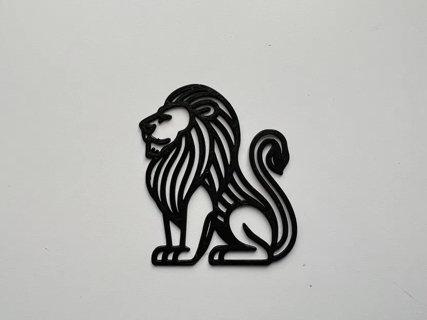Tranh Sư Tử Treo Tường #14 - Image 1