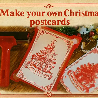 Tự tay làm những tấm bưu thiếp Giáng sinh của riêng bạn