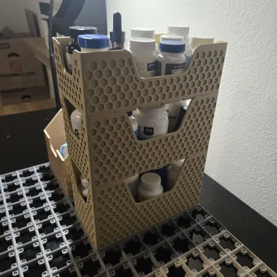 Bộ sưu tập Hộp Đa Năng Gridfinity Cho Phòng Tắm - Thuốc, Vệ Sinh, v.v.