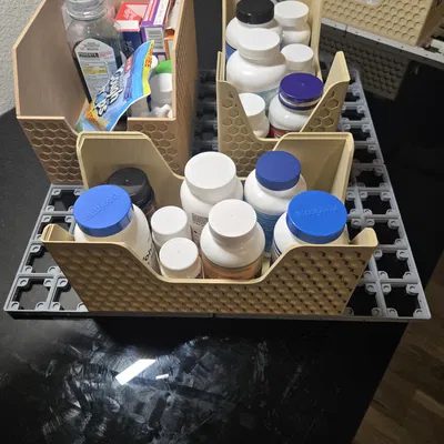 Bộ sưu tập Hộp Đa Năng Gridfinity Cho Phòng Tắm - Thuốc, Vệ Sinh, v.v.