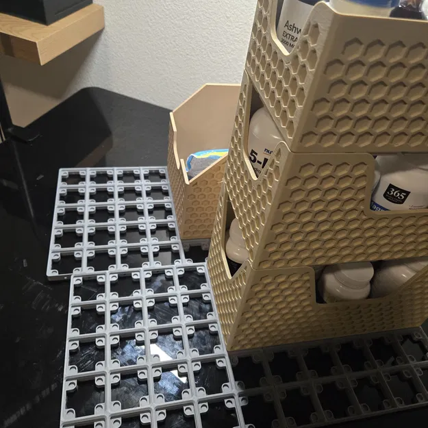 Bộ sưu tập Hộp Đa Năng Gridfinity Cho Phòng Tắm - Thuốc, Vệ Sinh, v.v. - Image 6