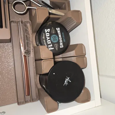 Khay Đựng Sản Phẩm Vuốt Tóc Nam Gridfinity 2x2 Có Thể Xếp Chồng