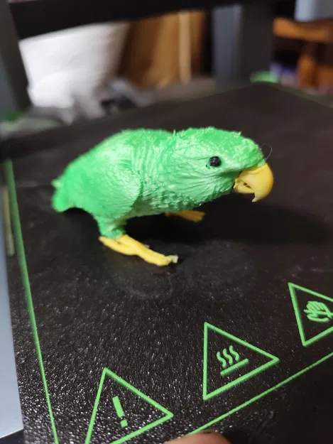 Mô hình vẹt Kākāpō vụng về làm lại - Image 1