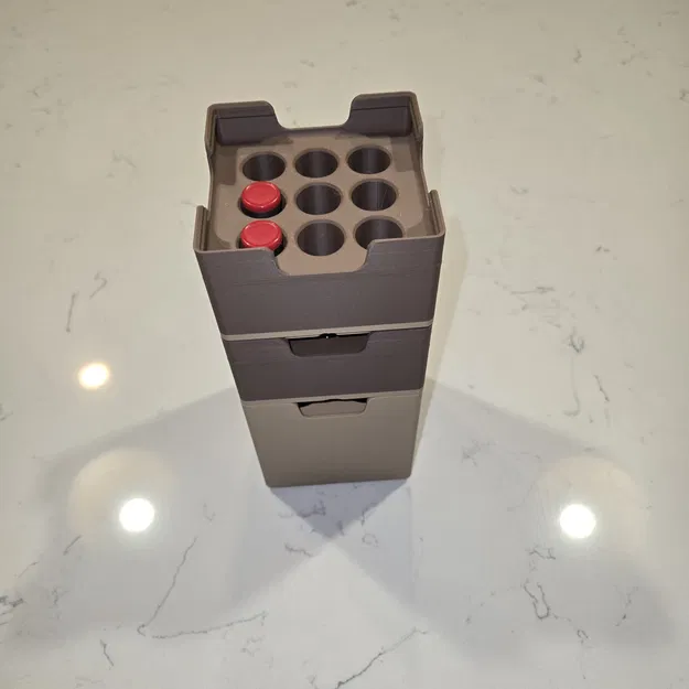 Giá Đỡ Vial Gridfinity 10ml Xếp Chồng - Image 1