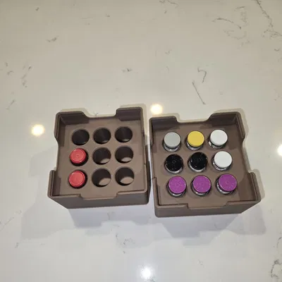 Giá Đỡ Vial Gridfinity 10ml Xếp Chồng