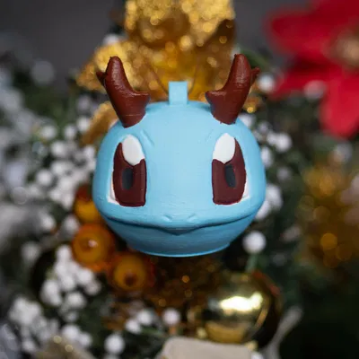 Đồ trang trí cây thông Noel Pokemon Kanto Starter phiên bản tuần lộc
