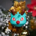 Đồ trang trí cây thông Noel Pokemon Kanto Starter phiên bản tuần lộc - Thumbnail 6