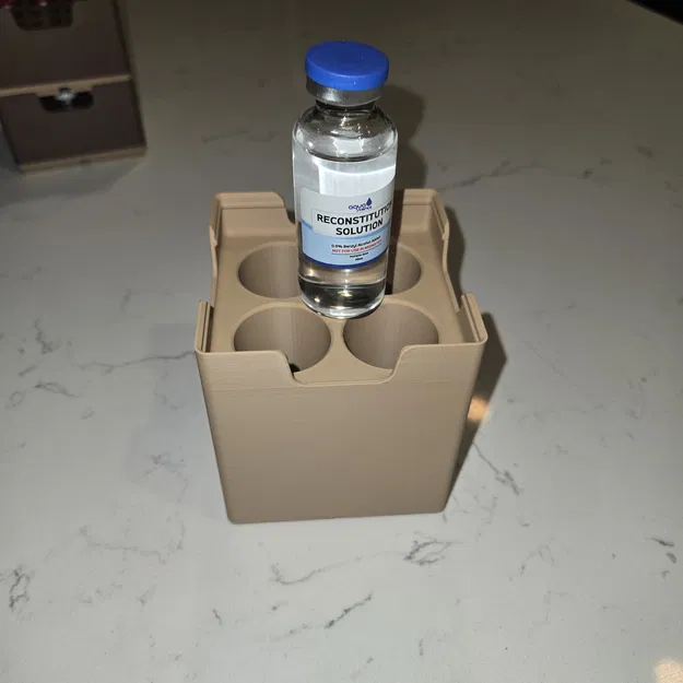 Giá Đỡ Lọ 30ml (Nước Vô Trùng) Gridfinity Xếp Chồng - Image 1