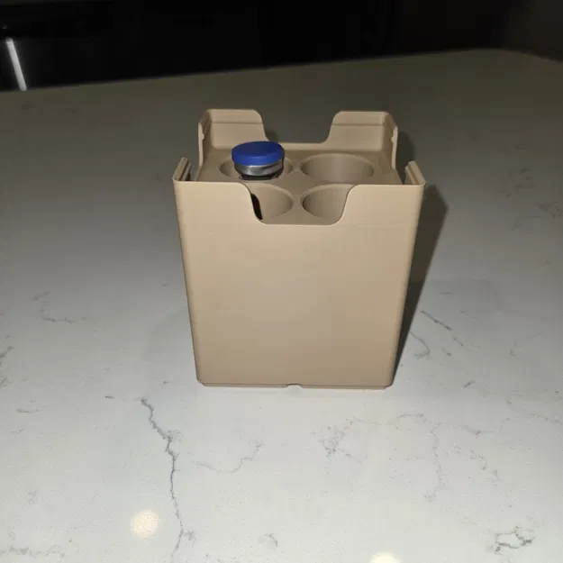 Giá Đỡ Lọ 30ml (Nước Vô Trùng) Gridfinity Xếp Chồng - Image 2