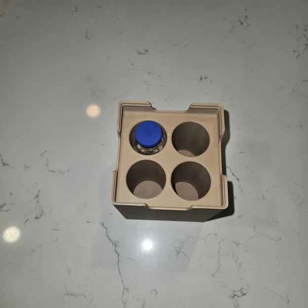 Giá Đỡ Lọ 30ml (Nước Vô Trùng) Gridfinity Xếp Chồng - Image 4