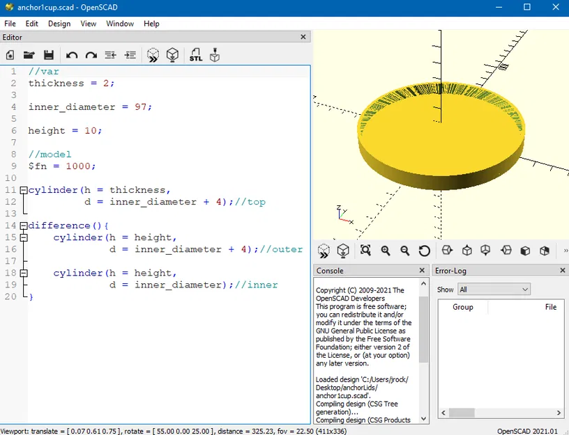 Nắp Ly Thủy Tinh Anchor - Image 2