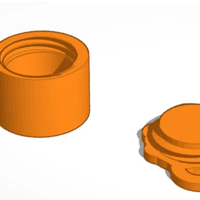 Hộp Mini Treo Chìa Khóa Có Nắp Vặn