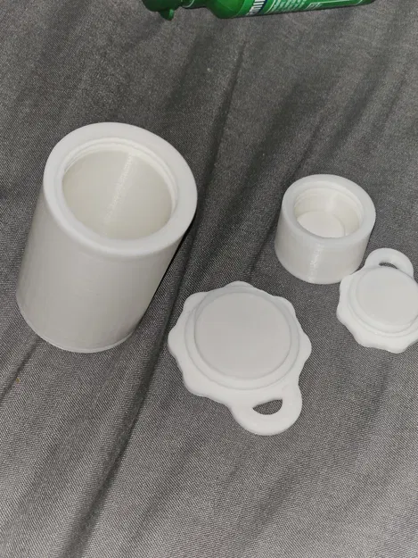 Móc khóa Hộp đựng có ren - Image 4