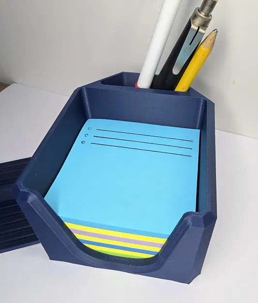 Hộp Đựng Giấy Post-it Kèm Chỗ Cắm Bút - Image 4