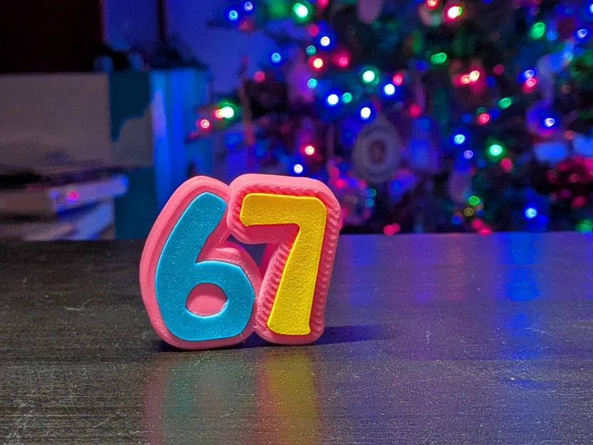 Móc Khóa Số 67 - Image 1