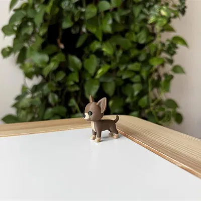 Chó Chihuahua con - Mô hình in 3D