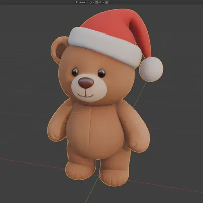 Gấu Giáng Sinh Đa Sắc AMS