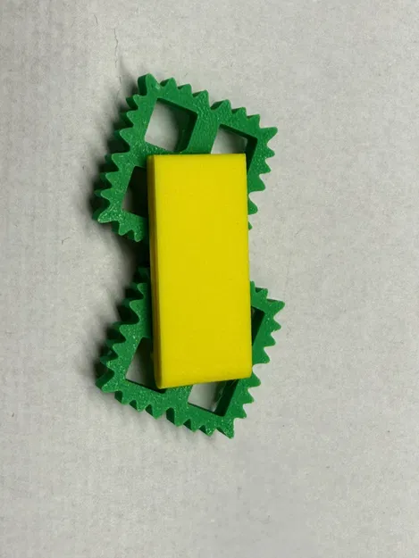 Kẹp Cà Vạt / Đồ Chơi Fidget Bánh Răng Vuông - Image 7