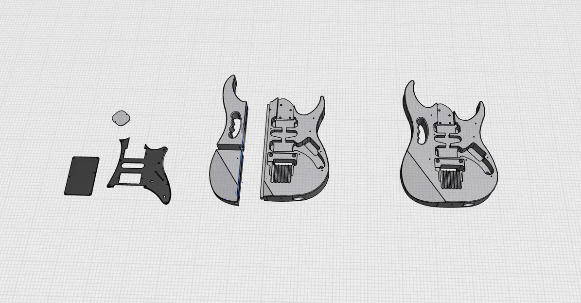 Mô hình đàn Guitar điện Ibana 7V - Image 1