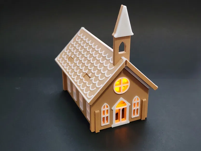 Kit Card Nhà Thờ Giáng Sinh Bánh Gừng - Image 2